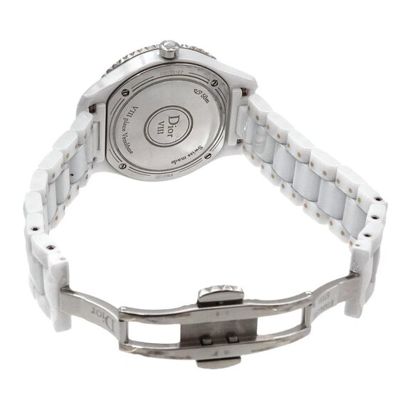 Christian Dior8 En Huit CD1231E2 Diamond Quartz White Dial Ladies Watch 90289965 - Picture 3 of 6